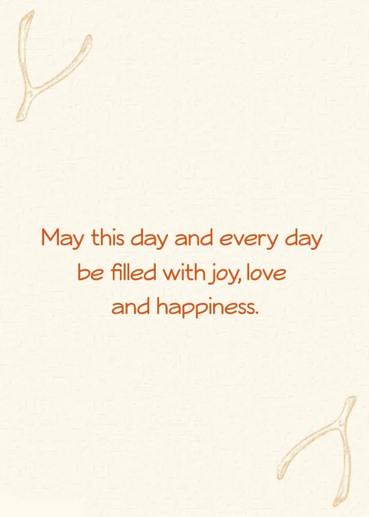 Wish Bone card inside right