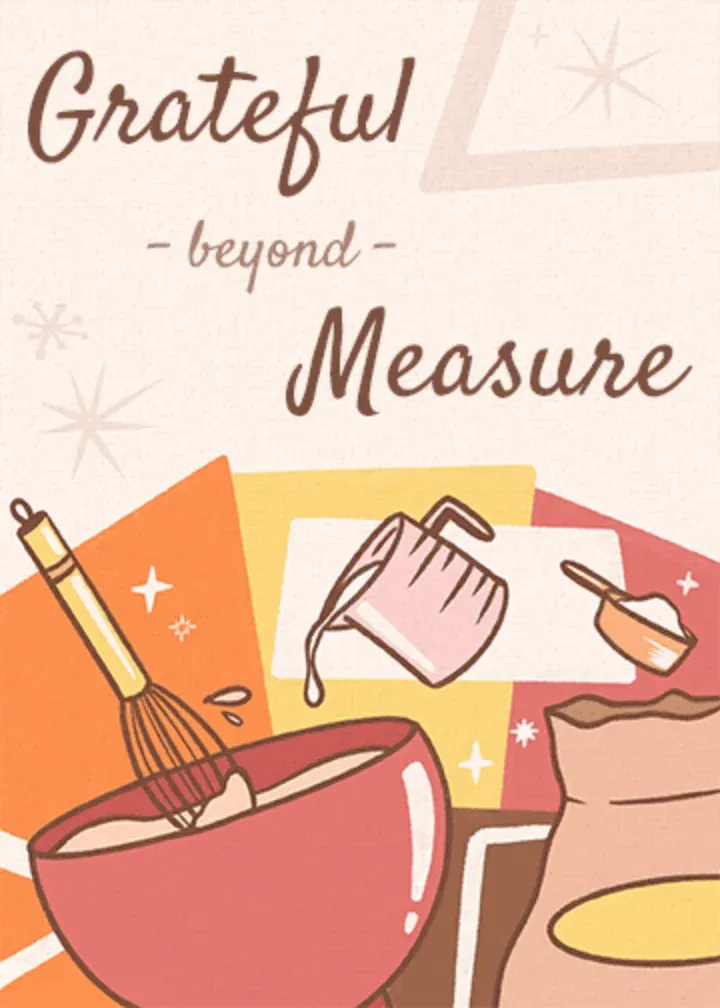 Thanksgiving Baking card front