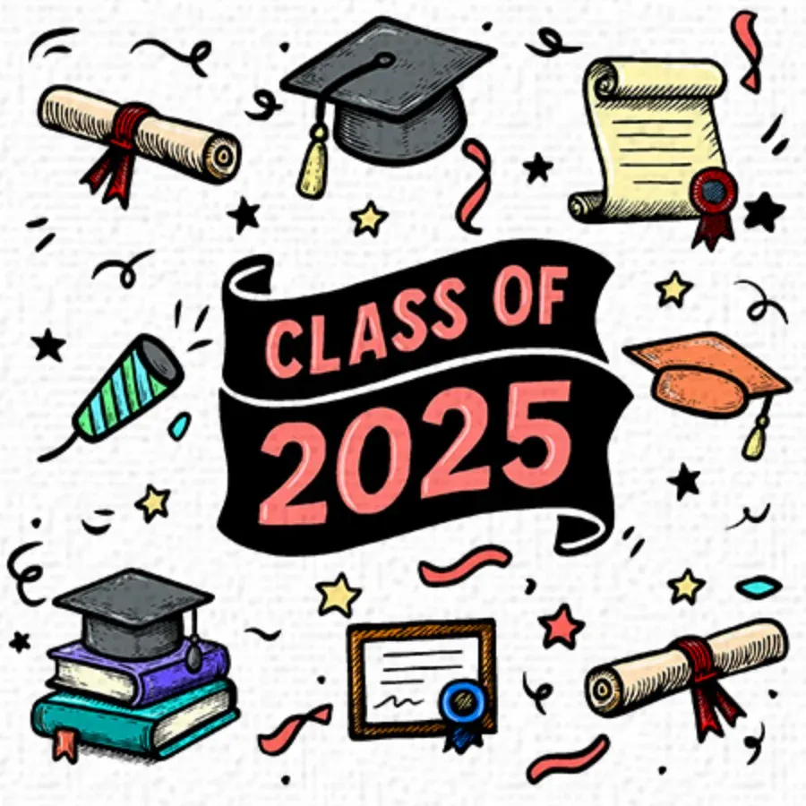 Class of 2025 card front