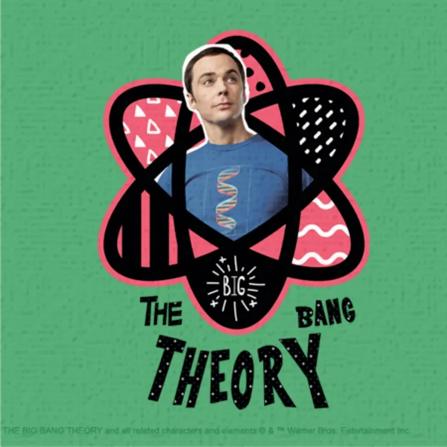 Big Bang Theory Happy Birthday card inside left