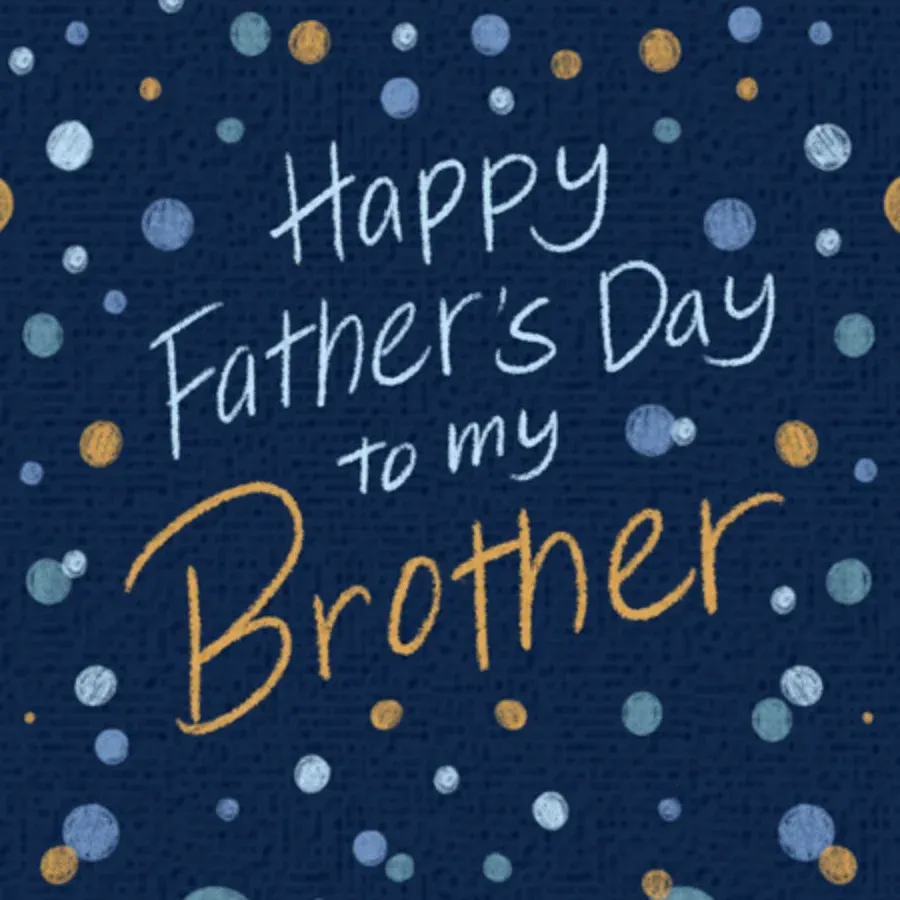 Brother Polka Dots card front