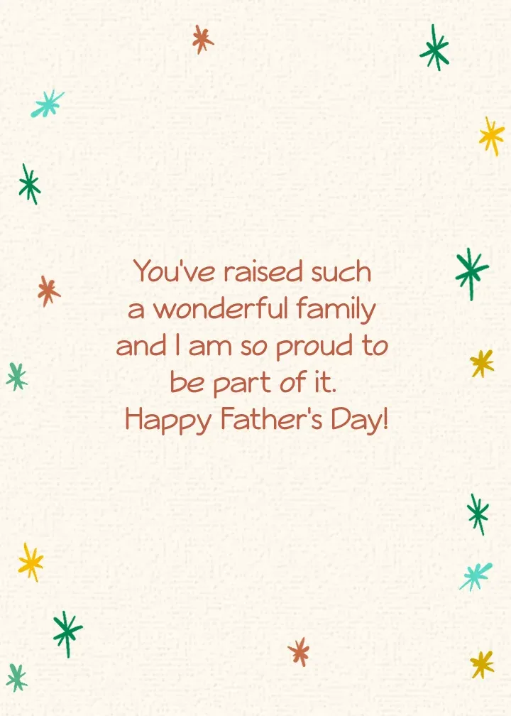 Best Father-in-law card inside right