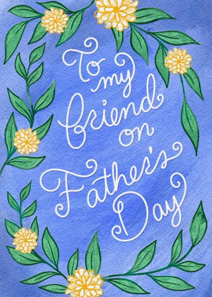 To My Friend card front