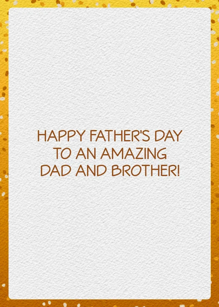 Brother Rhyme Warm card inside right