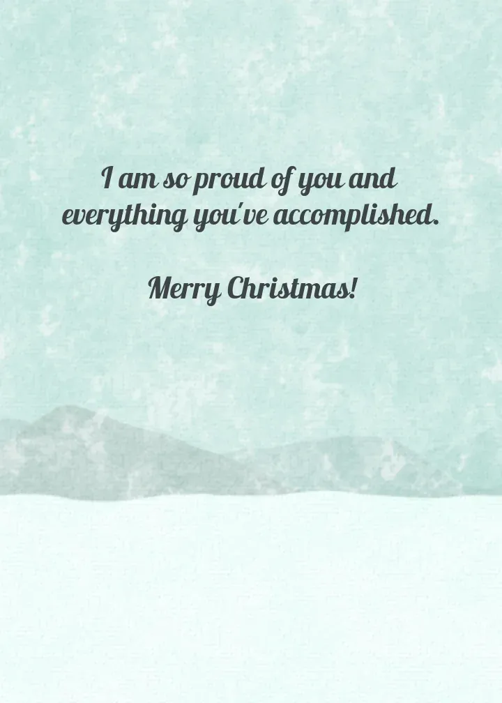 Son Trees card inside right