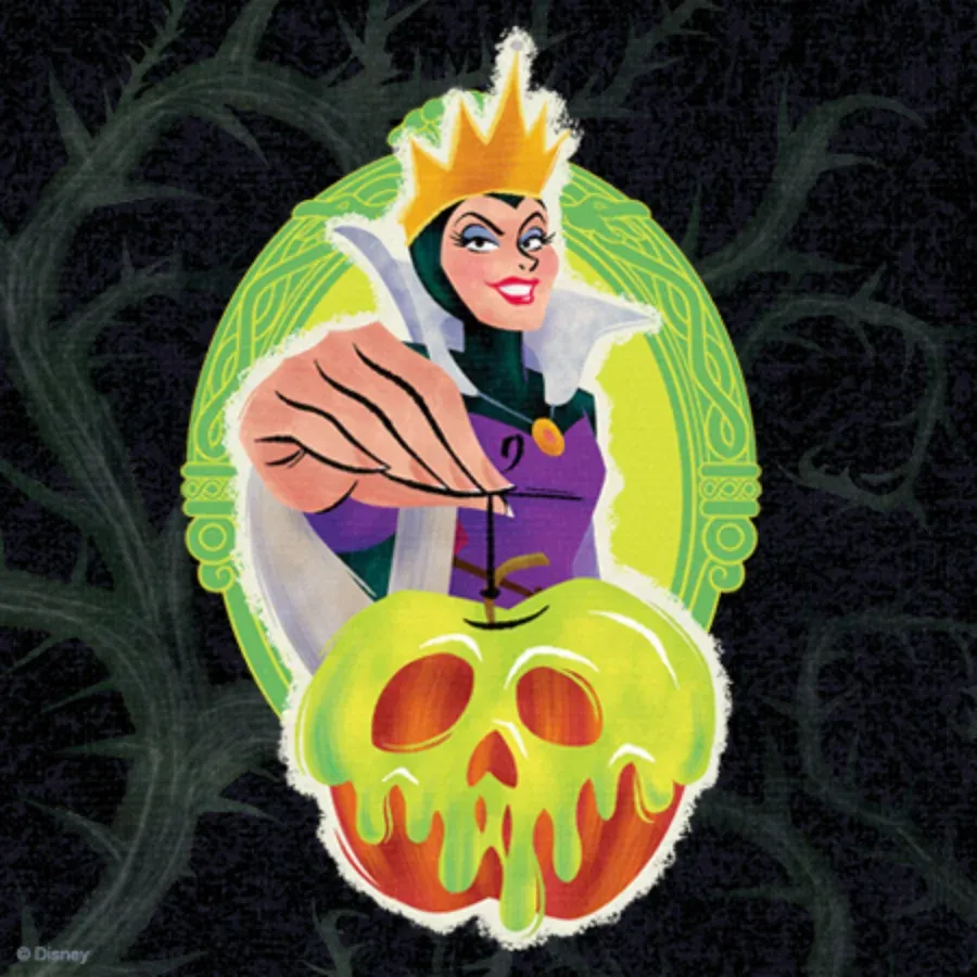 Disney Villains Halloween card inside left