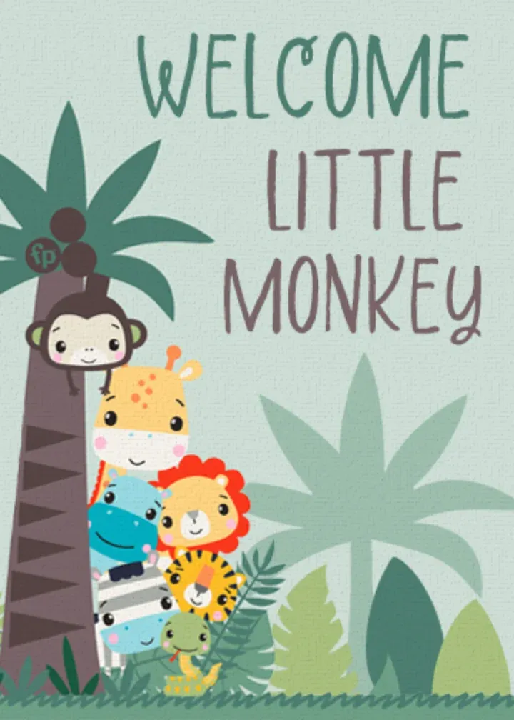 Fisher-Price | Welcome Little Monkey card front