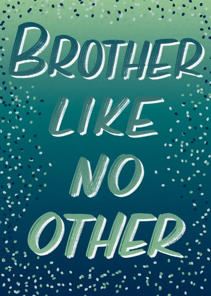 Brother's Day Rhyme Cool card front