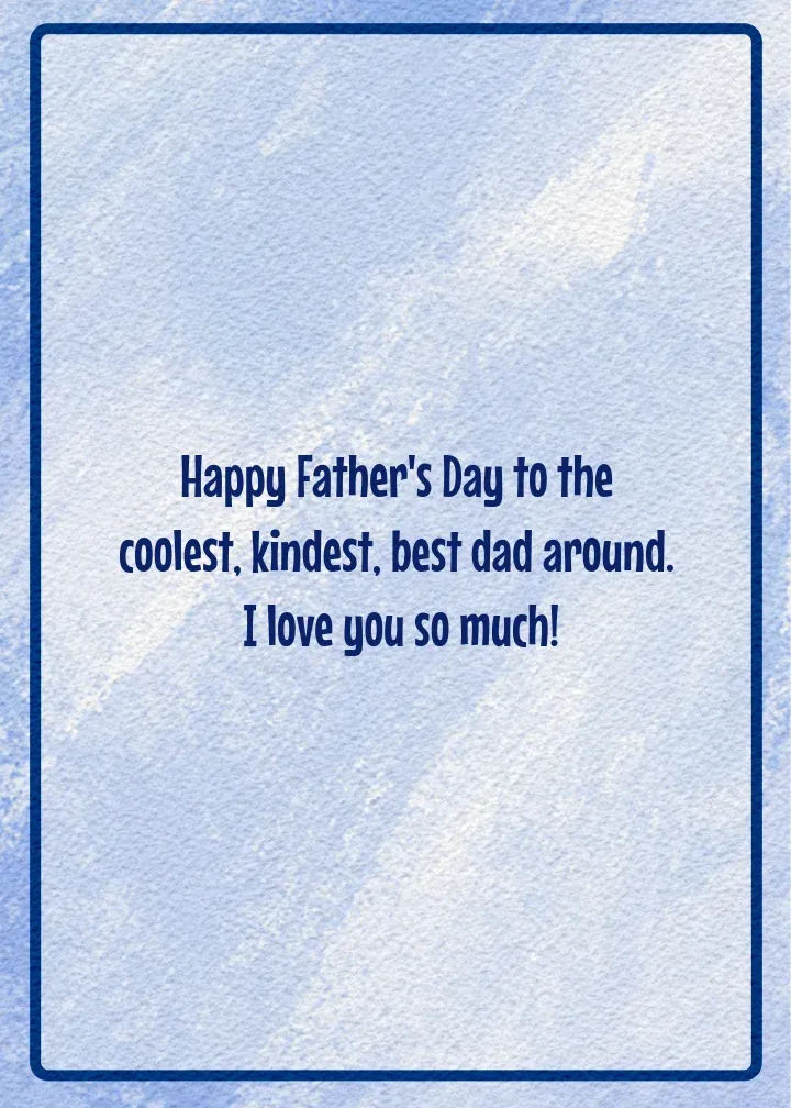 Father's Day Bubble Photo card inside right