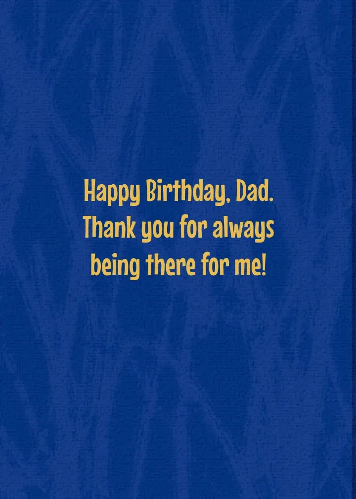 Dad Candles card inside right