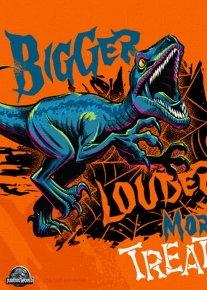Jurassic World | Halloween card inside left