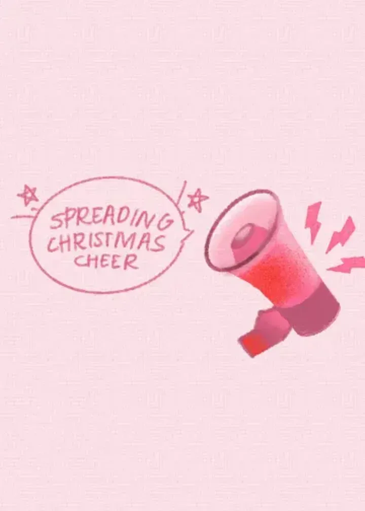 Christmas Spirit card inside left