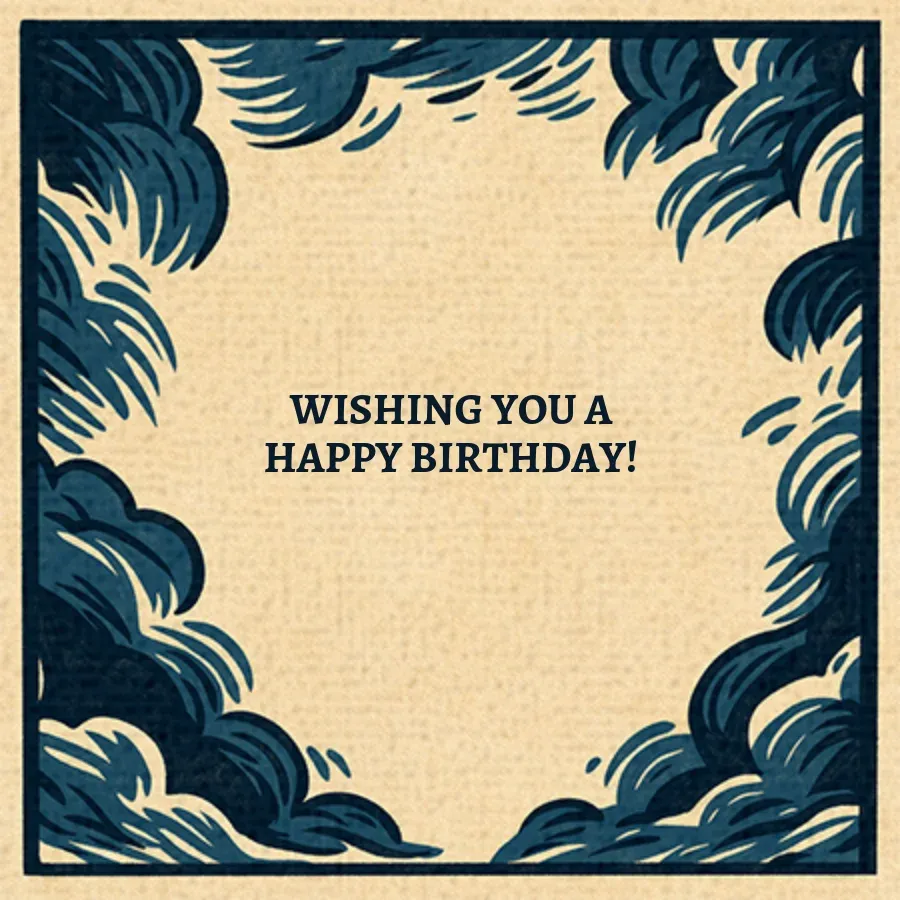 Coast Guard Birthday card inside right