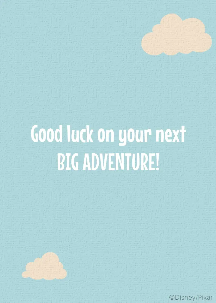 Up Adventure card inside right