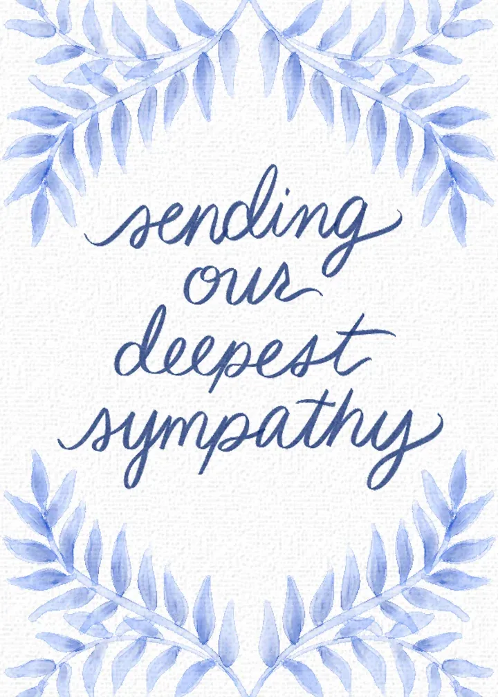 Deepest Sympathy card front