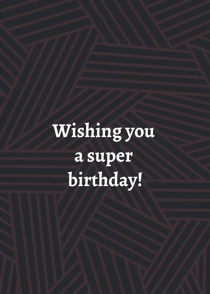 Black Panther | Happy Birthday card inside right