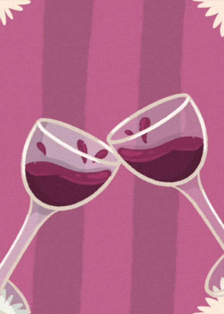 Thankful Wine card inside left