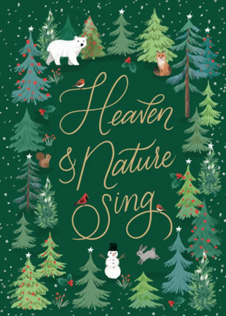 Heaven & Nature Woodland card front