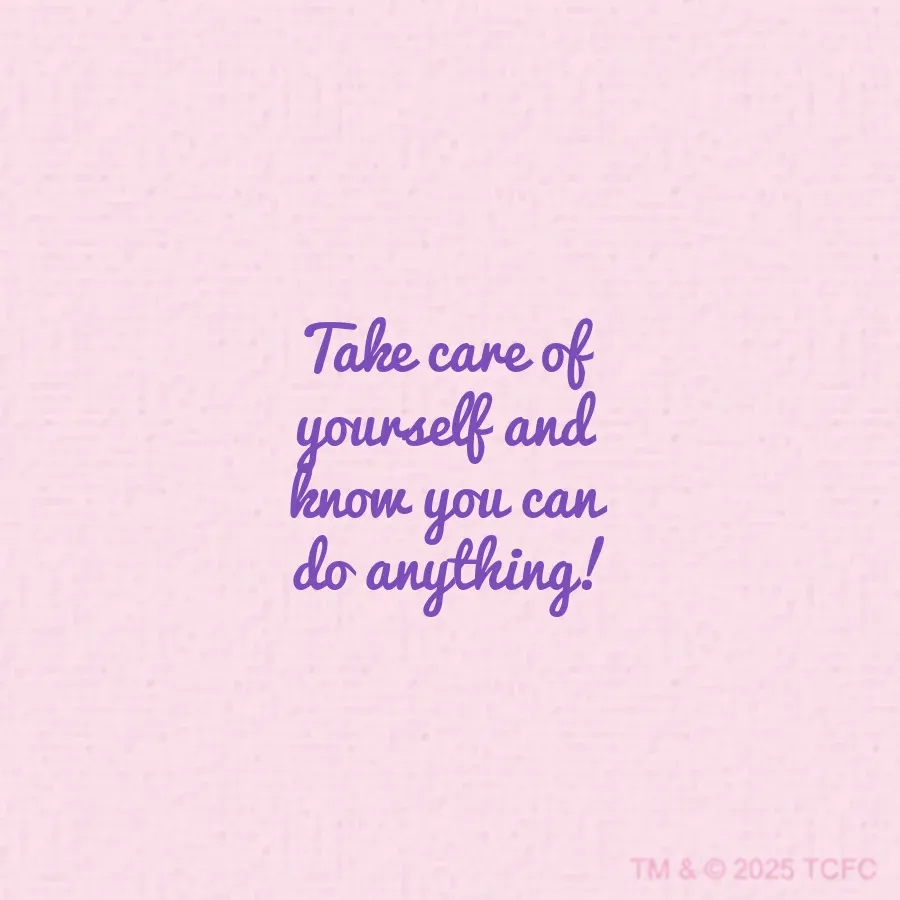 Care Bears | Self Care card inside right