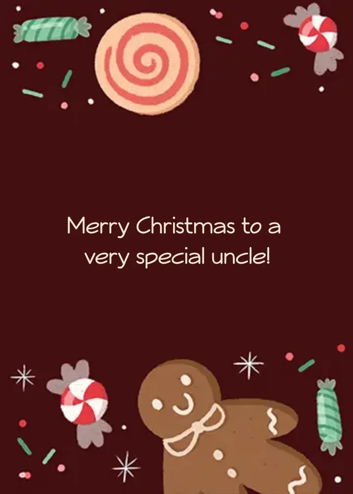 Uncle Frosted Cookies card inside right