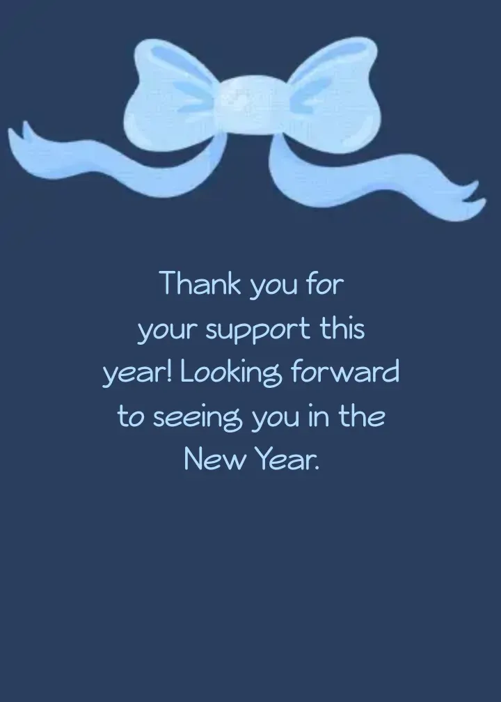 Healthy Holidays Dentist card inside right