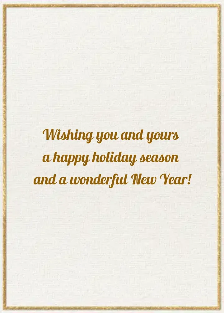 Golden Pine card inside right