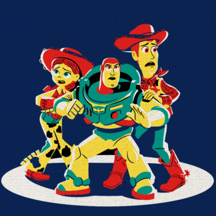 Toy Story Halloween card inside left