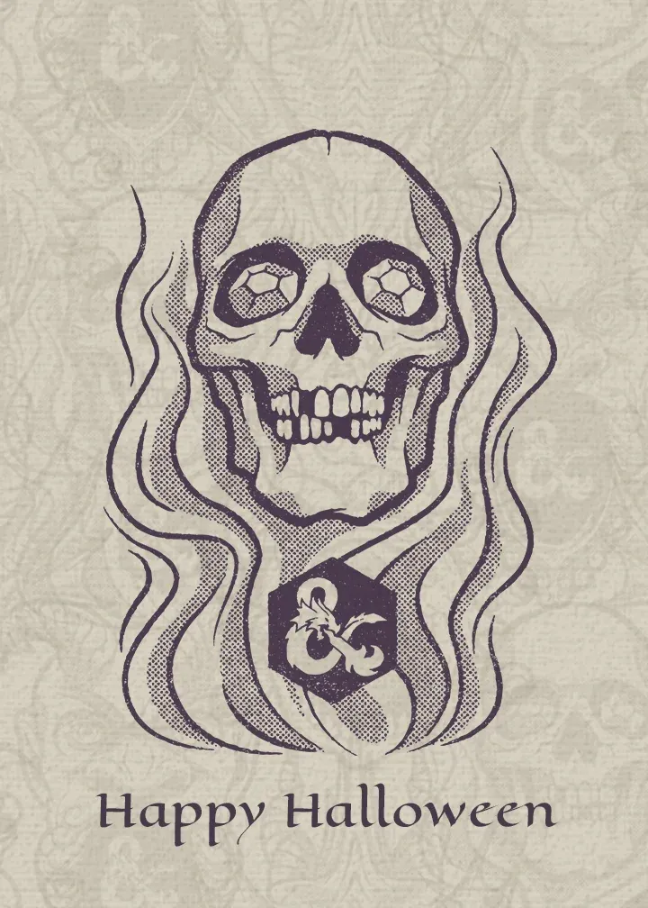 D & D | Halloween Monsters card front