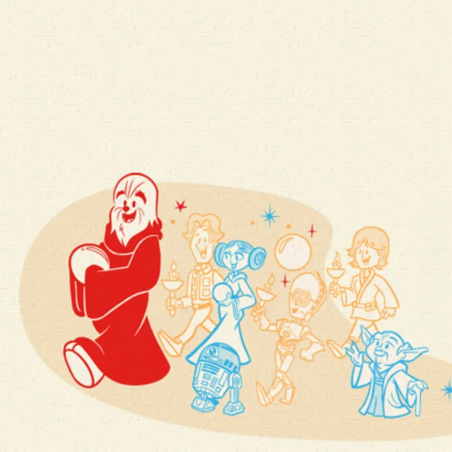 Star Wars | Life Day card inside left