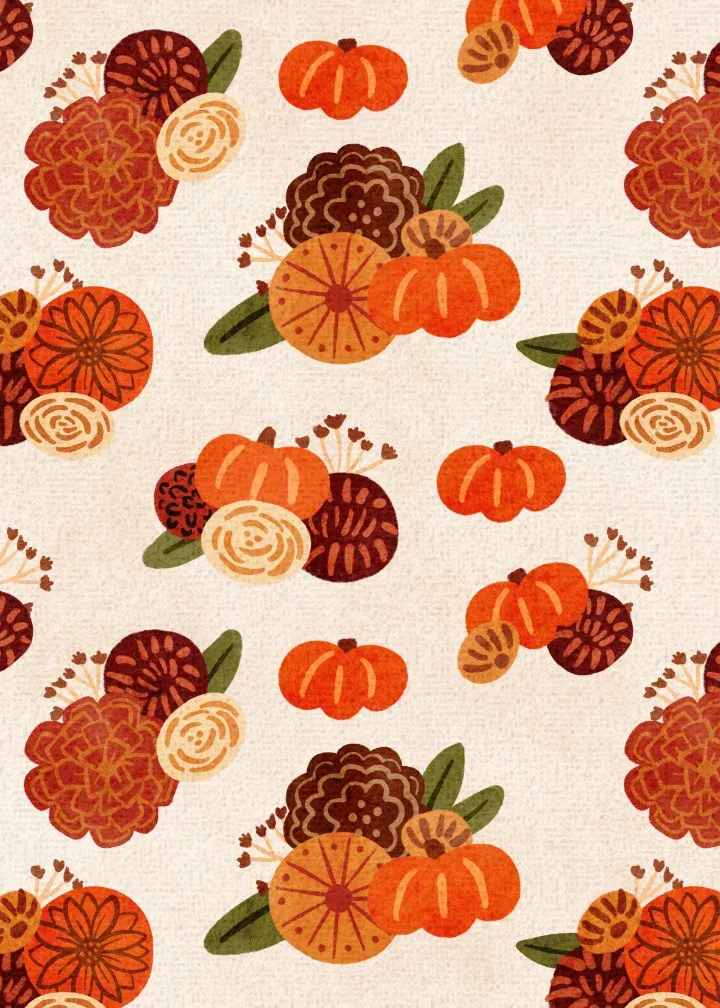 Thanksgiving Bouquet card inside left