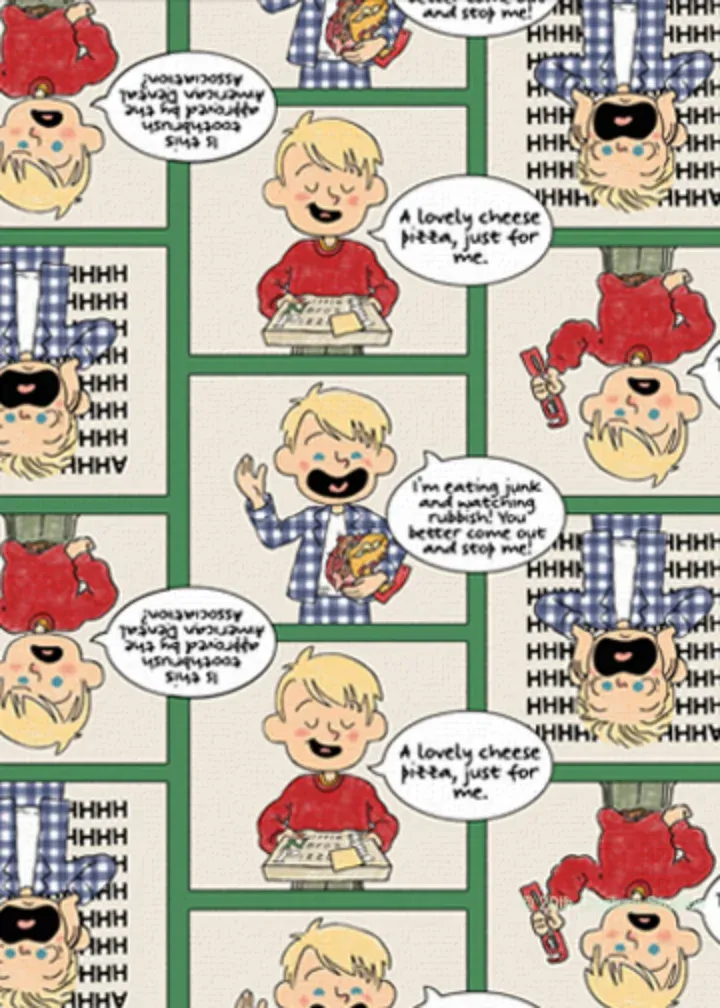 Home Alone Merry Christmas card inside left