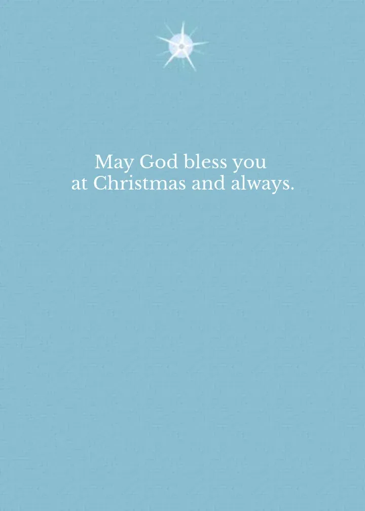 Christmas Savior card inside right