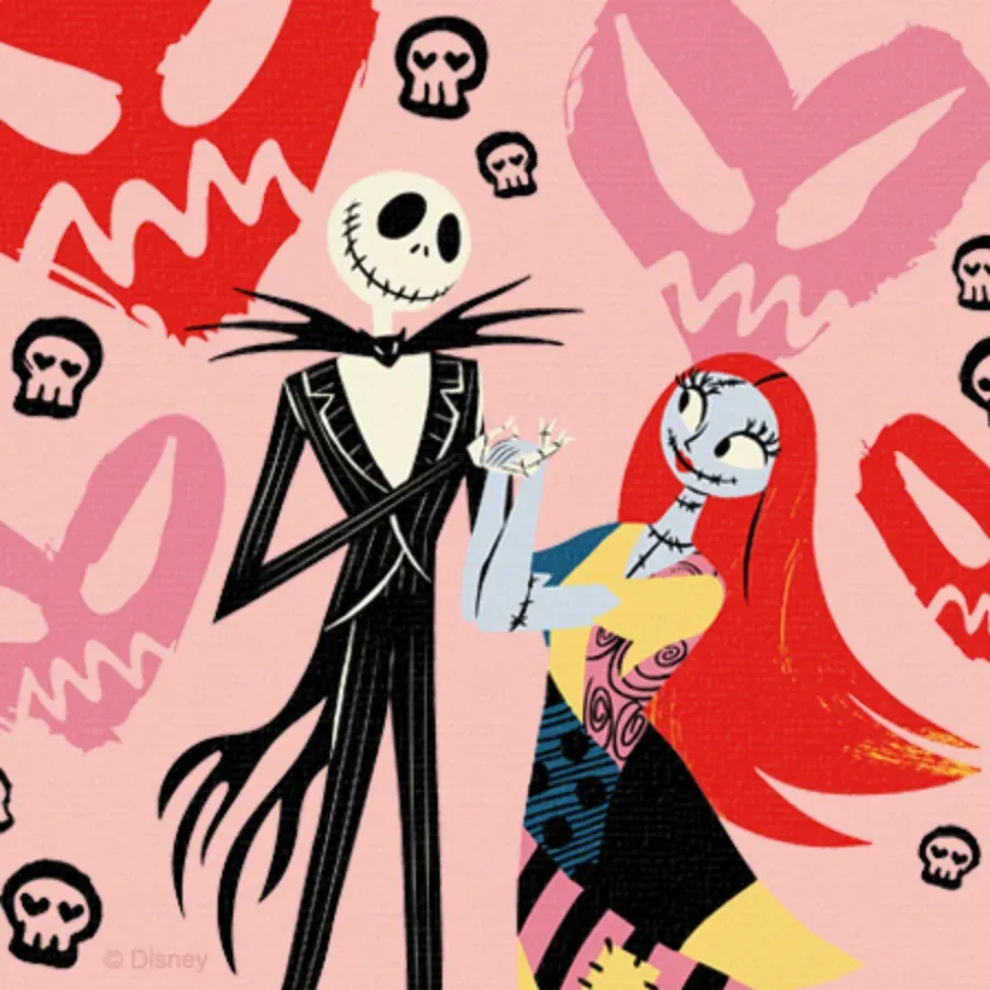 Nightmare Love You Valentine card inside left