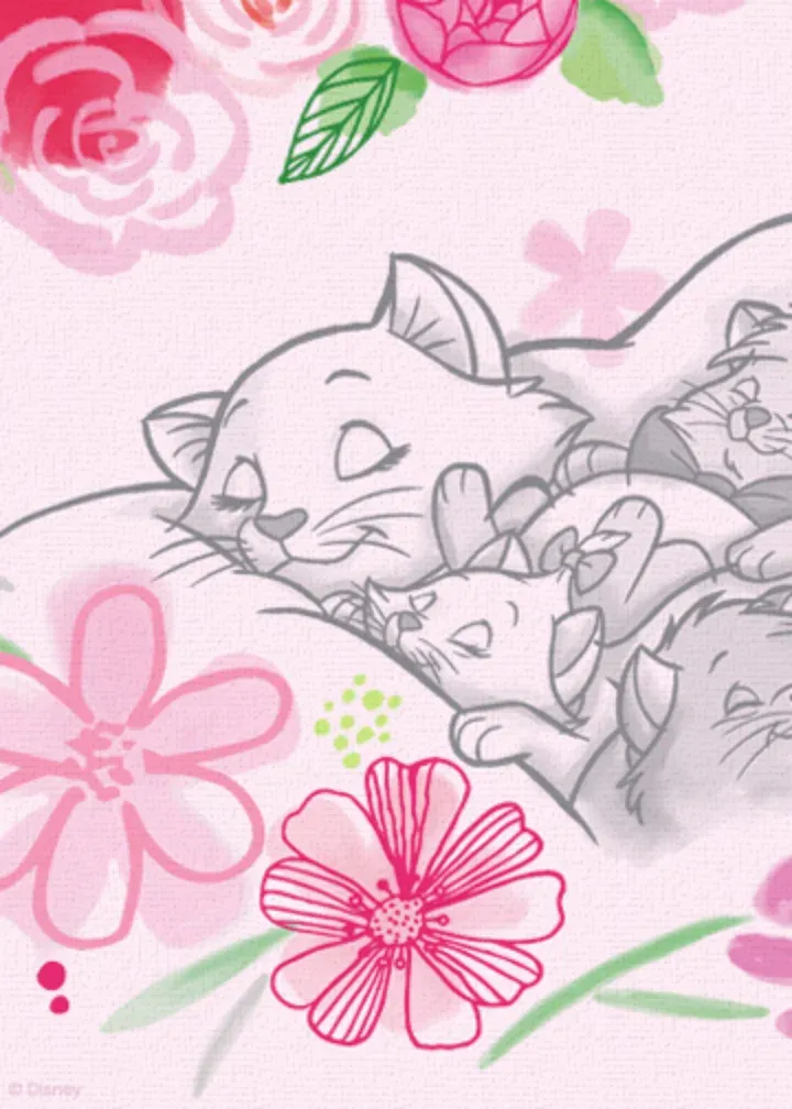 Aristocats Happy Mother's Day card inside left
