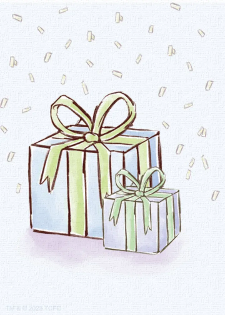 Care Bears | Birthday Thank You card inside left