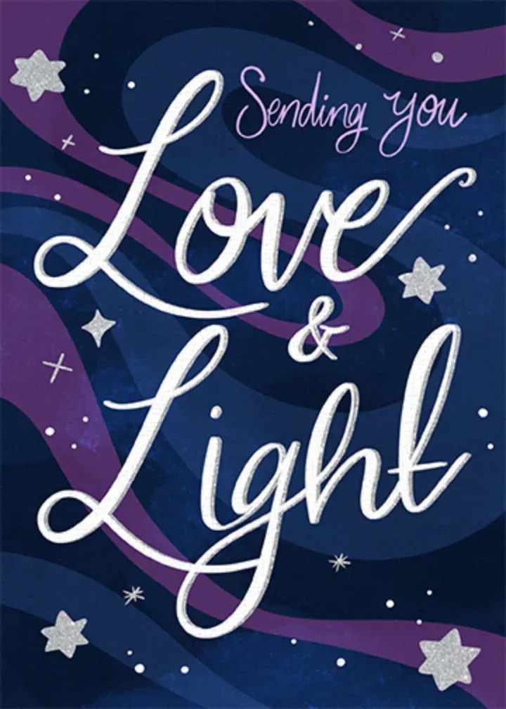 Love & Light card front