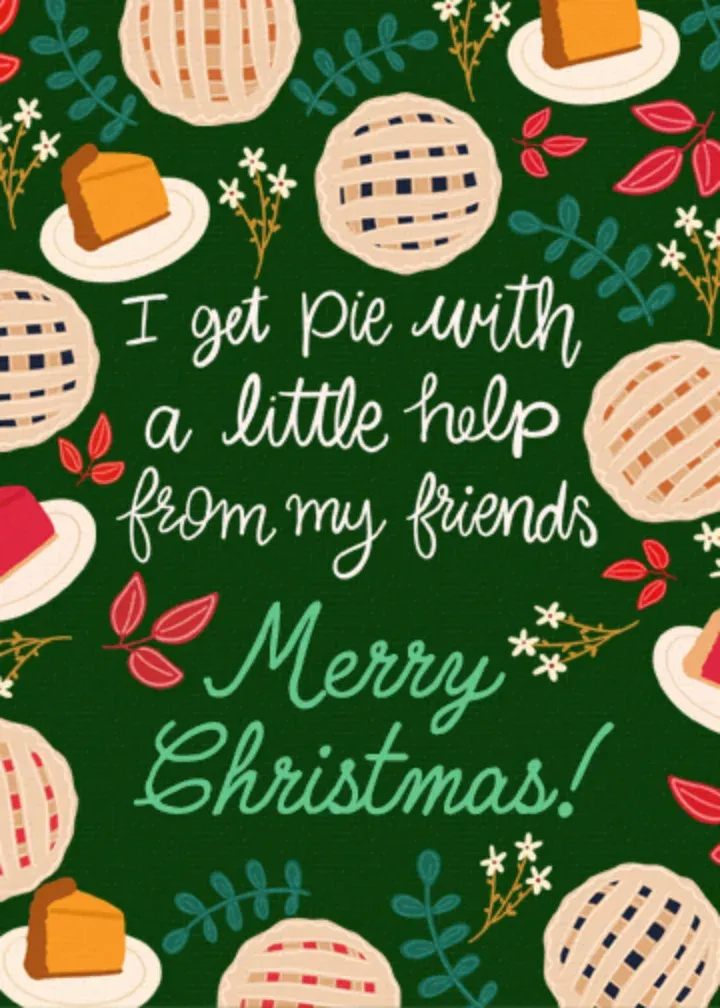 Get Pie Friends card front