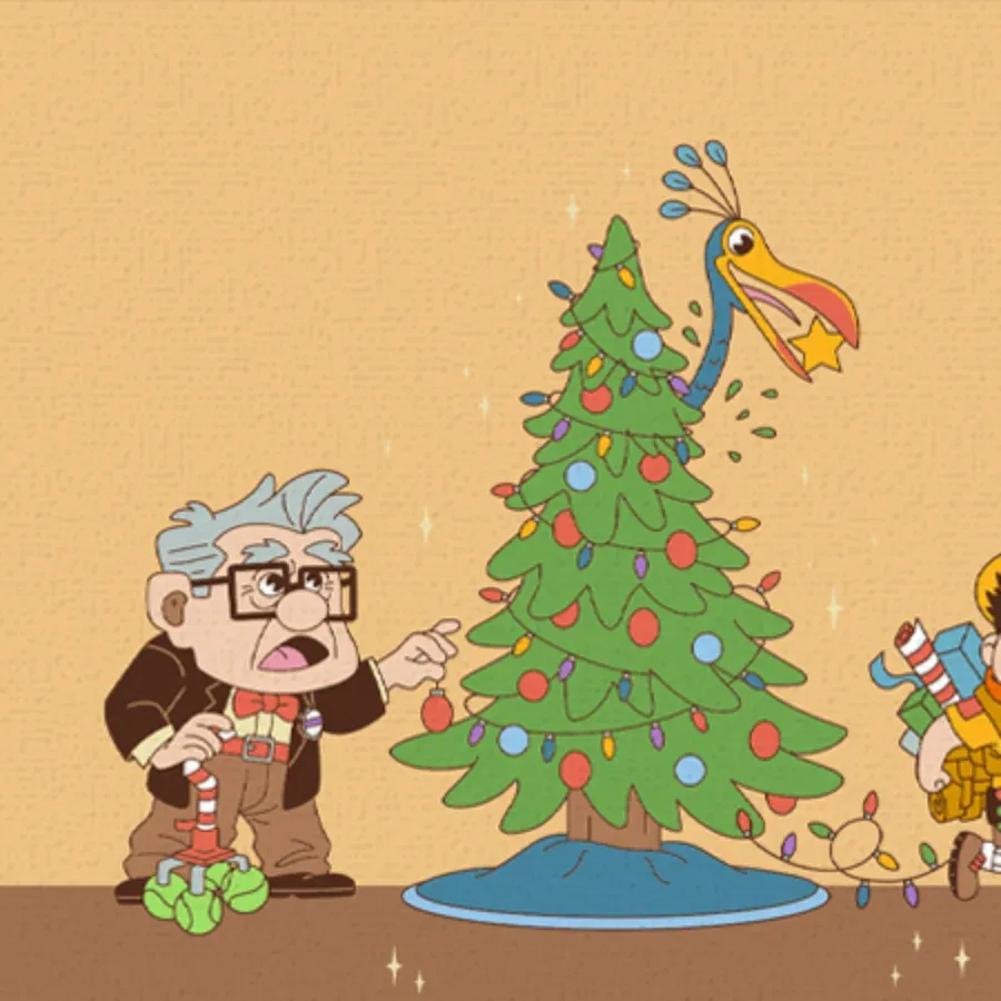 Up Holiday card inside left