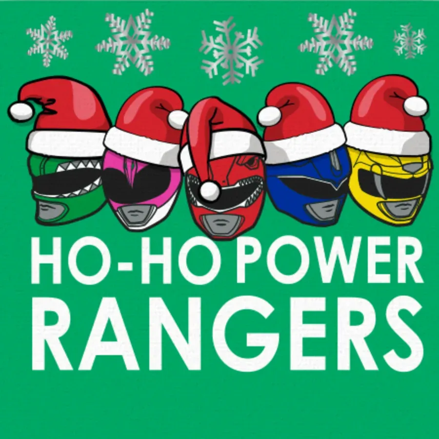 Power Rangers | Holiday card front