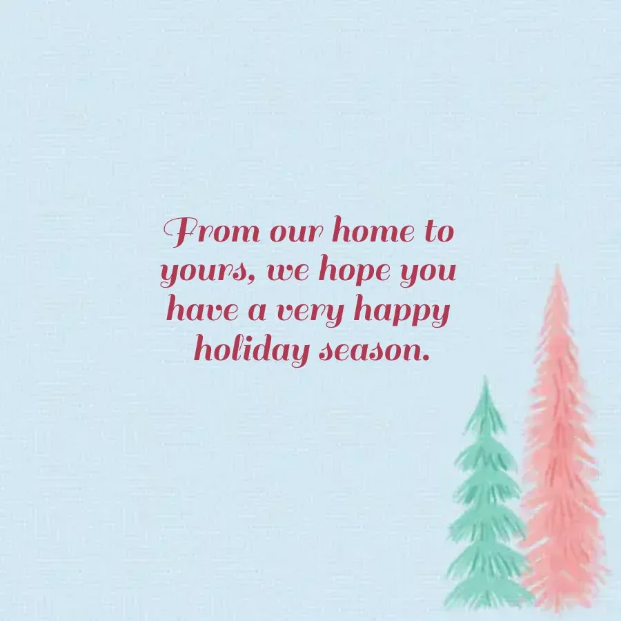 Bottlebrush Trees card inside right