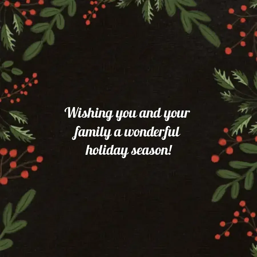 Christmas Snow Globe card inside right