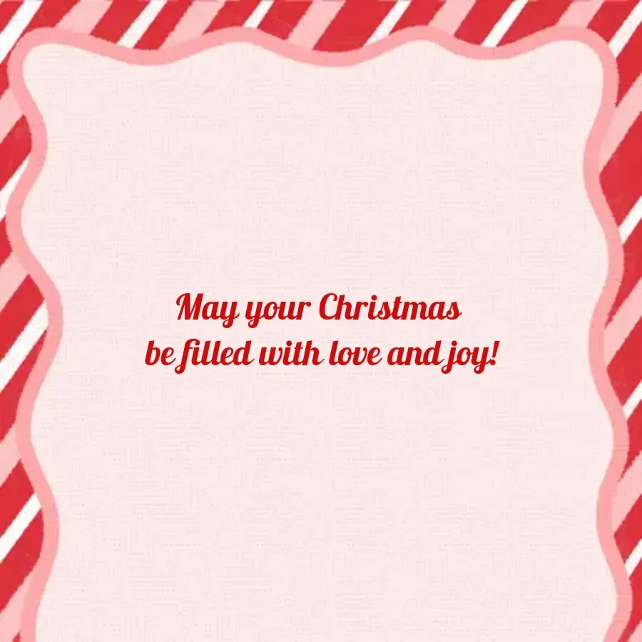 Santa Mug Greetings card inside right