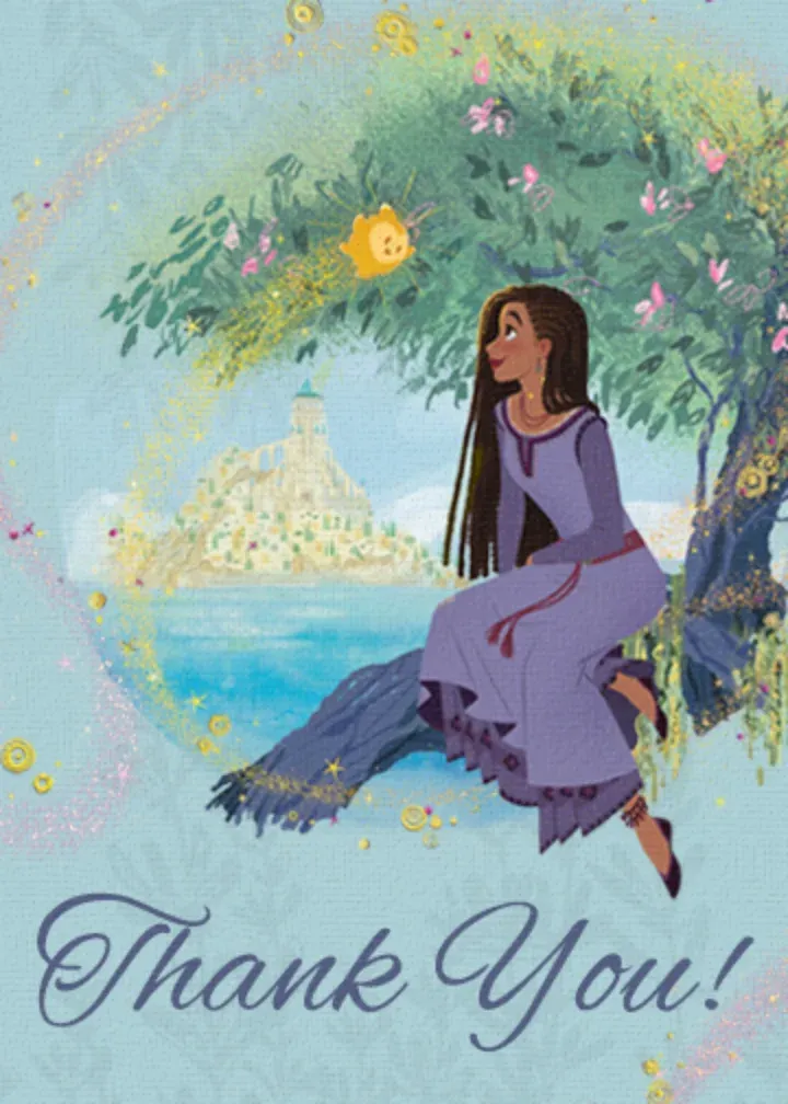 Wish | Birthday Thank You card front