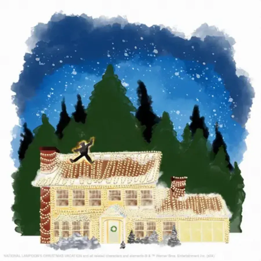 National Lampoons Christmas card inside left