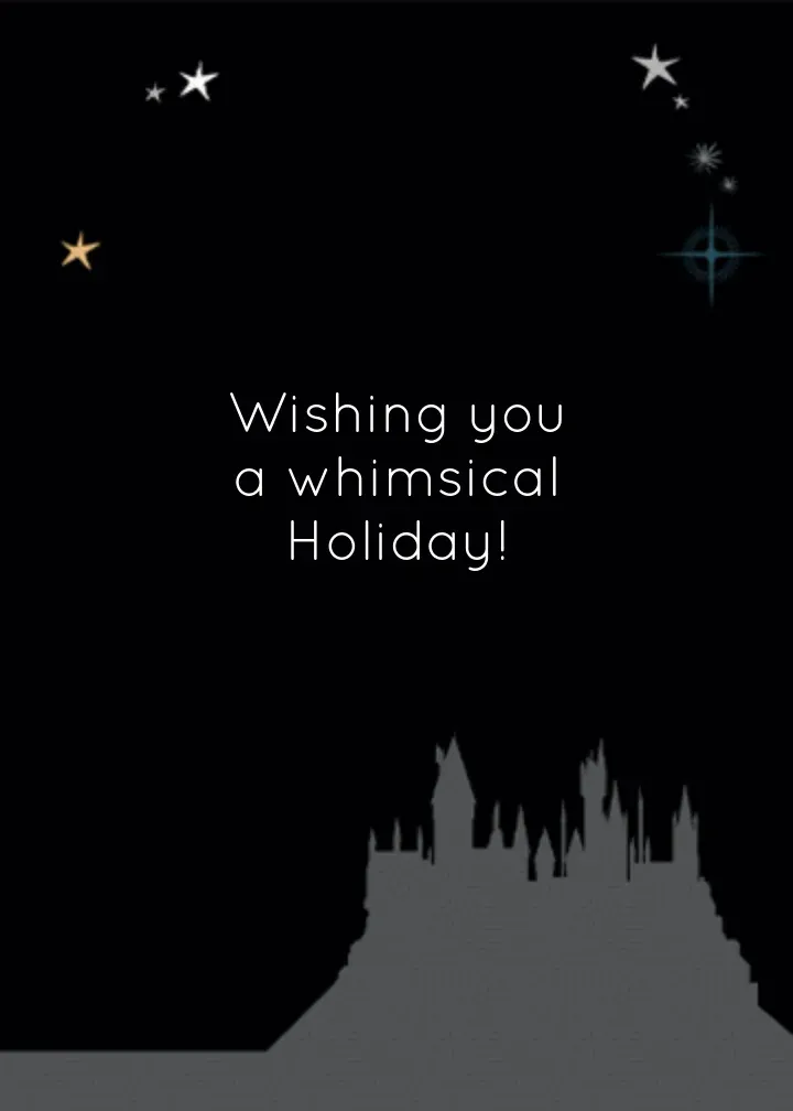 Harry Potter | Holidays card inside right