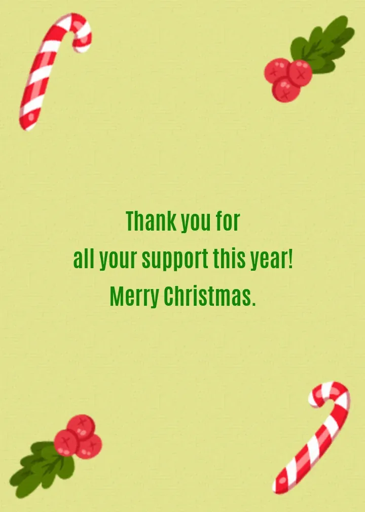 Christmas Fit Coach card inside right