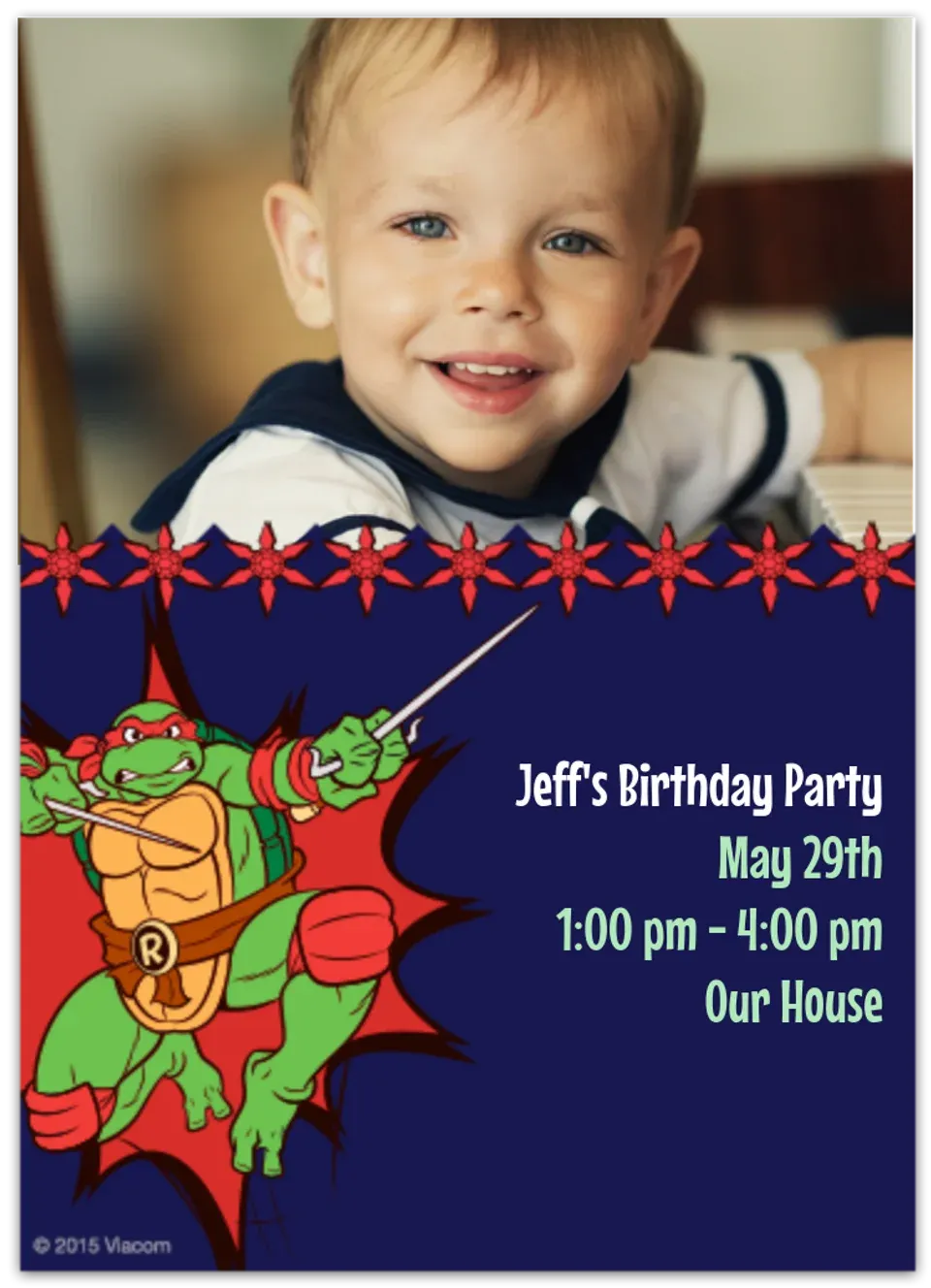 TMNT Classic Photo card