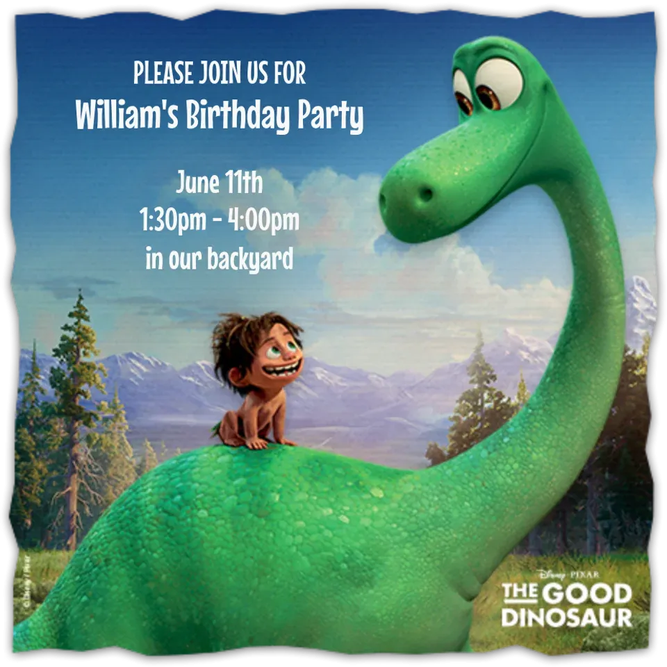 The Good Dinosaur card