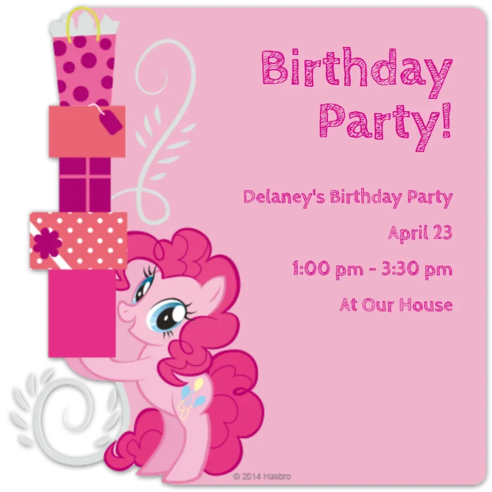 Pinkie Pie card