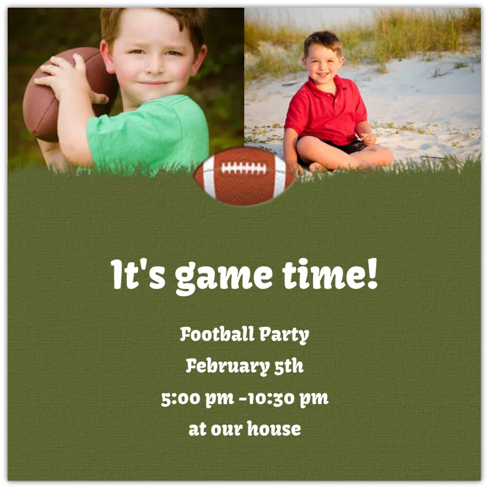 Field Turf Frame card